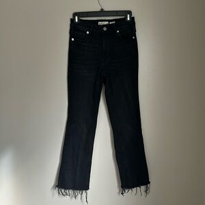 House/Denim black kick flare jeans